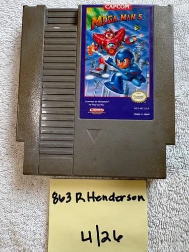 Mega Man 5 (Nintendo NES) Tested - Authentic