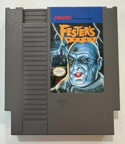Fester's Quest NES Clean Label Tested Loose