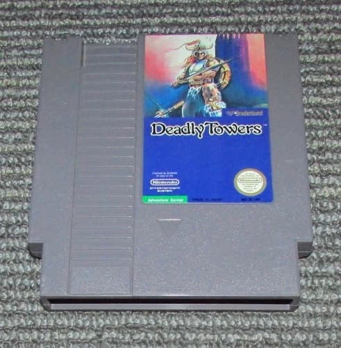 Deadly Towers for Nintendo NES Authentic Fast Free Shipping