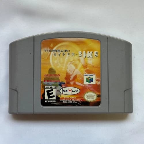 Top Gear Hyper-Bike Hyperbike (N64 Nintendo 64) Tested Authentic Cartridge