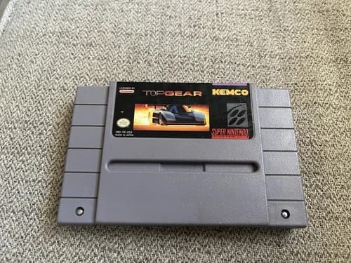 Top Gear SNES Super Nintendo