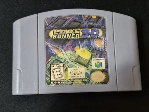 Lode Runner 3D - Nintendo N64 Game Authentic