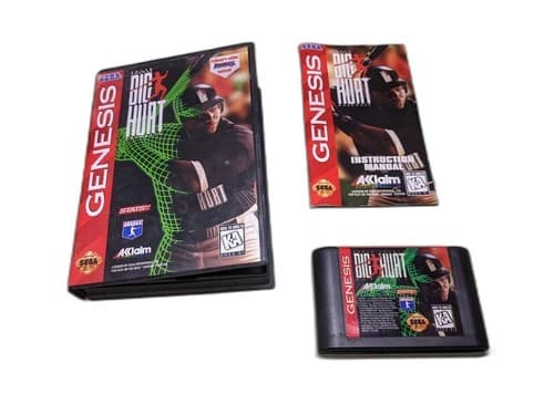 Frank Thomas Big Hurt Baseball Sega Genesis Complete in Box