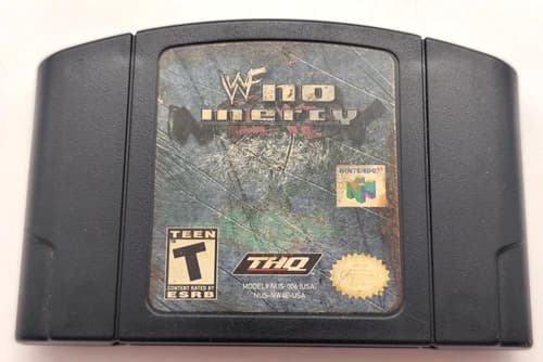 WWF No Mercy (Nintendo 64 N64, 2000) *Cart Only* Authentic Tested & Cleaned!