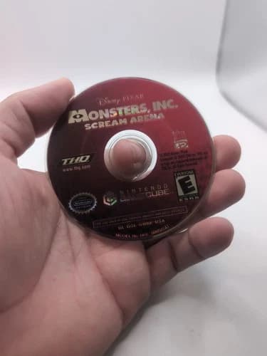 Monsters, Inc. Scream Arena Nintendo GameCube Disc Only Scratch Free