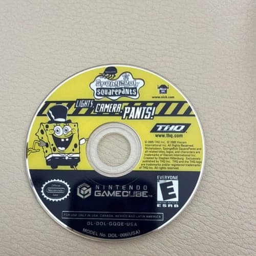SpongeBob SquarePants: Lights, Camera, Pants! Nintendo GameCube