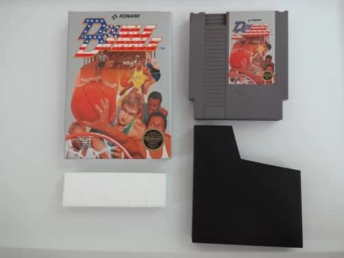 Double Dribble Complete in Box Nintendo NES CIB