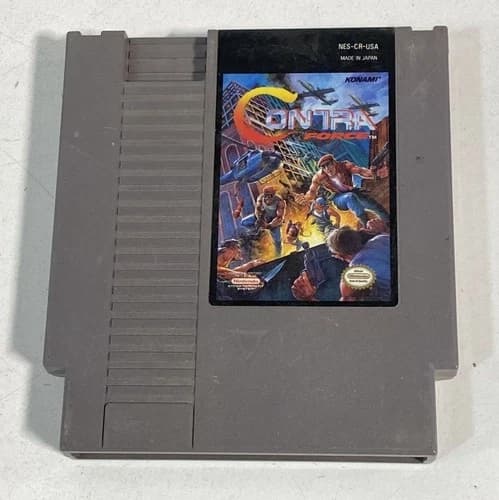 Contra Force Nintendo NES Authentic Konami Game Cartridge