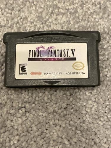 Final Fantasy V 5 Advance Version (Nintendo Gameboy Advance, 2006) Tested/Plays