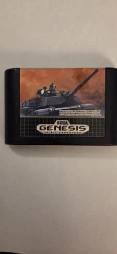 M-1 Abrams Battle Tank Sega Genesis! Cleaned, Tested, Working!