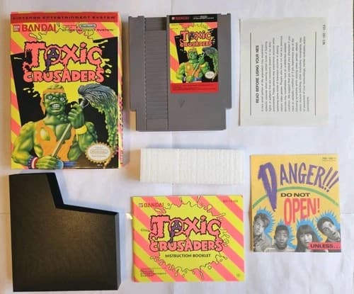 Toxic Crusaders for Nintendo (NES) Complete in Box (CIB)