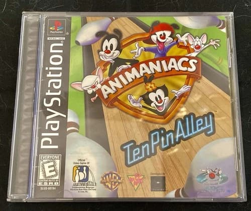 Animaniacs Ten Pin Alley - Complete PS1 Game - Good Condition