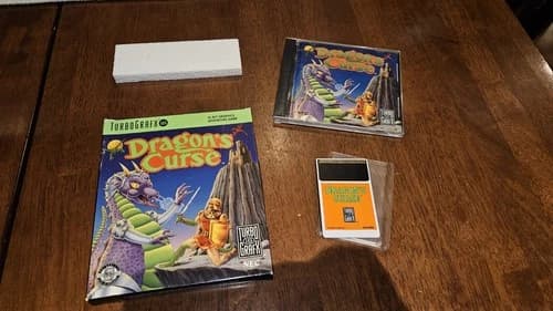 Dragon’s Curse (TurboGrafx 16) 1991 Complete With Box See Description 🇨🇦🍁