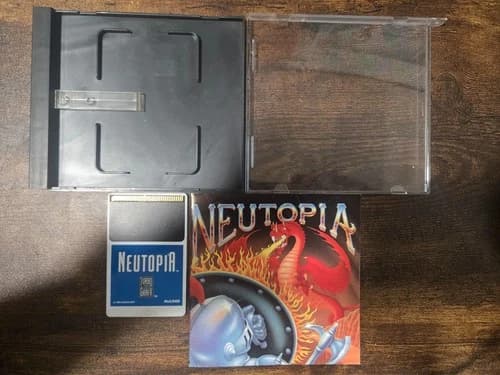 Semi-Complete Neutopia (TurboGrafx-16, 1990) Tested - Card, Case, Manual
