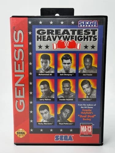 Greatest Heavyweights (Sega Genesis) *CIB - CLEANED & TESTED*