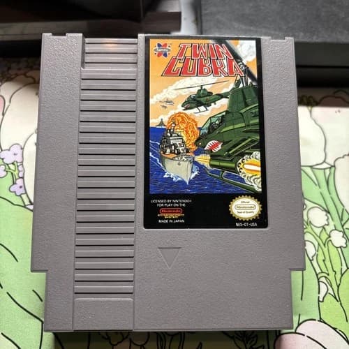 Twin Cobra NES Nintendo Game - Authentic - Tested - Cartridge Only