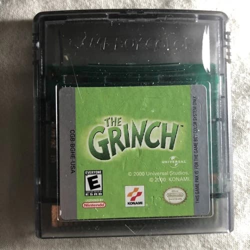The Grinch - Nintendo Game Boy Color Game Cartridge Only Tested