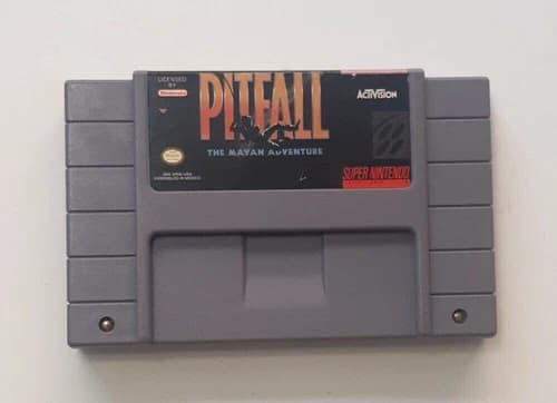 Pitfall: The Mayan Adventure (SNES, 1994) Authentic and Tested