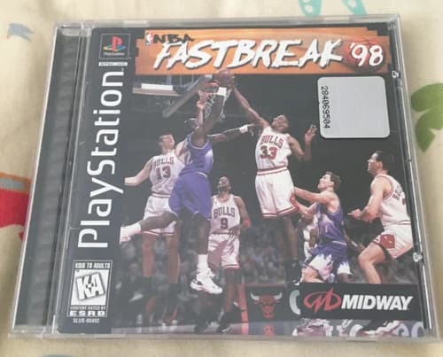 NBA Fastbreak '98 (Sony PlayStation 1) COMPLETE TESTED WORKS