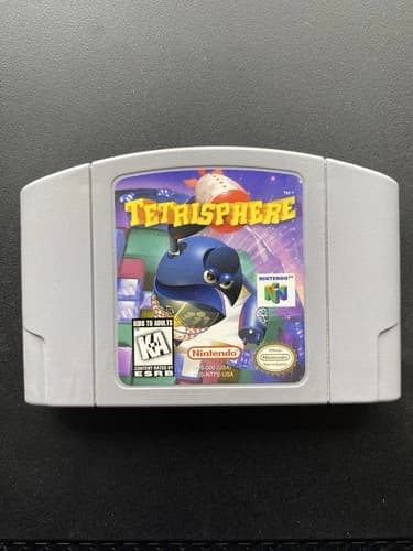 Tetrisphere Nintendo 64 N64 Tested Working Authentic Clean