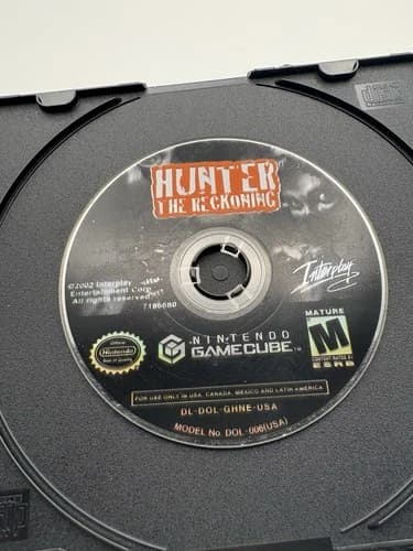 Hunter The Reckoning Nintendo GameCube Disc Only - Clean Resurfaced - Tested