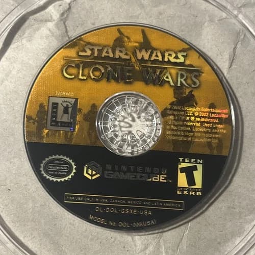 Star Wars: The Clone Wars Nintendo GameCube Game Disc Only