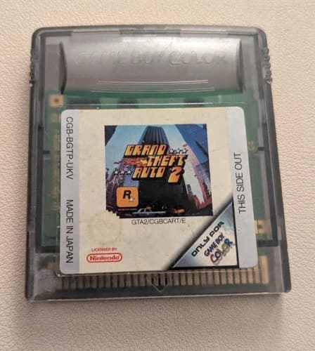 Grand Theft Auto 2 - Official Nintendo Game Boy Color Cartridge Works Perfectly