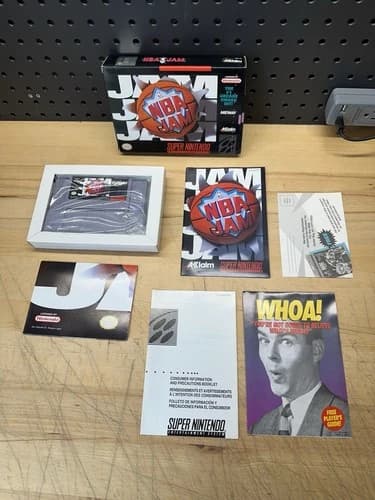 NBA Jam Basketball (Super Nintendo SNES) Complete - Tested - Authentic