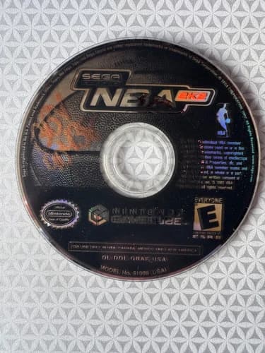 NBA 2K2 (Nintendo GameCube, 2002) Disc Only - Tested and Working!