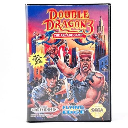 Double Dragon 3 Genesis Complete 1992 Sega CIB Tested Working