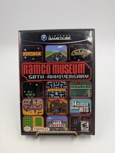 Namco Museum 50th Anniversary (Nintendo GameCube, 2005) Complete With Manual