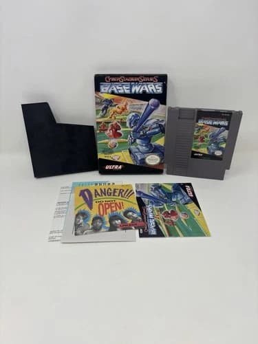 Cyber Stadium Series: Base Wars (Nintendo NES) CIB Complete W/ Manual - Tested