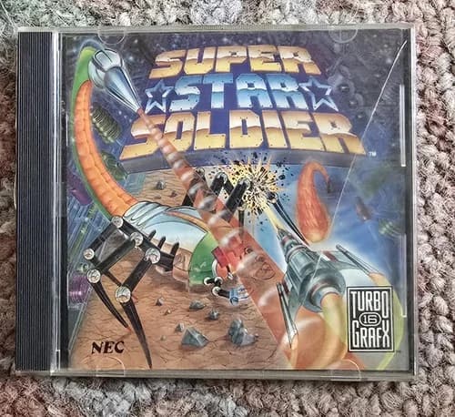 Super Star Soldier - TurboGrafx 16 Game HuCard CIC Complete w Case Hudson Soft