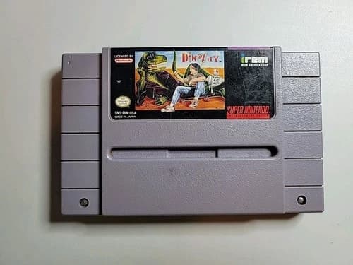 Dinocity (Super Nintendo) SNES USA - Authentic - Cartridge Only *Tested&Works*