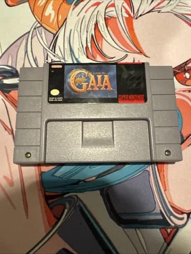 Illusion of Gaia Super Nintendo SNES Authentic Cartridge Cleaned And Tested