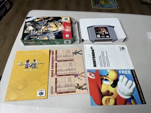 Killer Instinct Gold (Nintendo 64, 1997) Box Manual Complete CIB N64 Reference