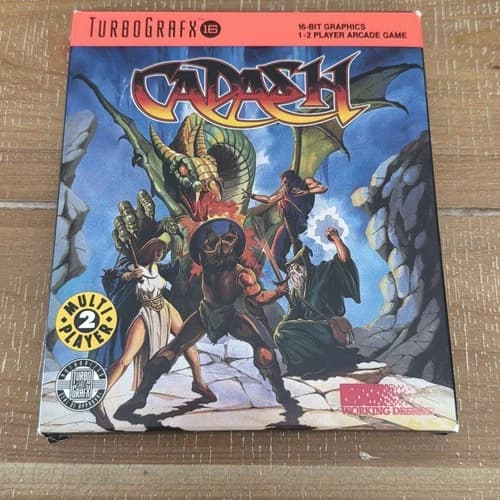 Cadash- TurboGrafx 16 TG-16 CIB In Box Berry Good