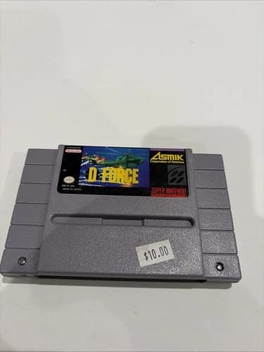 D-Force (Super Nintendo Entertainment System, 1991) SNES - Authentic Cartridge