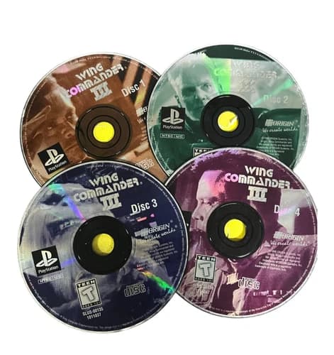 Sony PlayStation 1 PS1 Disc Only TESTED Wing Commander III: Heart of the Tiger