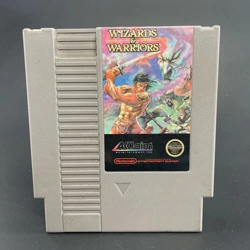 Nintendo NES Wizards & Warriors Tested & Working Authentic Cartridge Only 1987