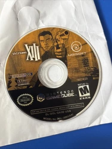 Thirteen XIII (nintendo GameCube, 2003) - Tested, DISC ONLY