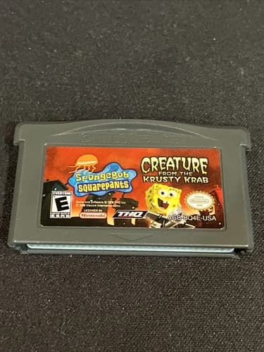 SpongeBob SquarePants Creature From Krusty Krab GameBoy Advance