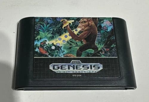 Toki: Going Ape Spit (Sega Genesis, 1992) Tested