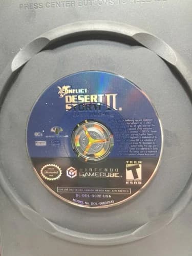 Conflict: Desert Storm II 2 Back to Baghdad Nintendo GameCube Disc Only Tested