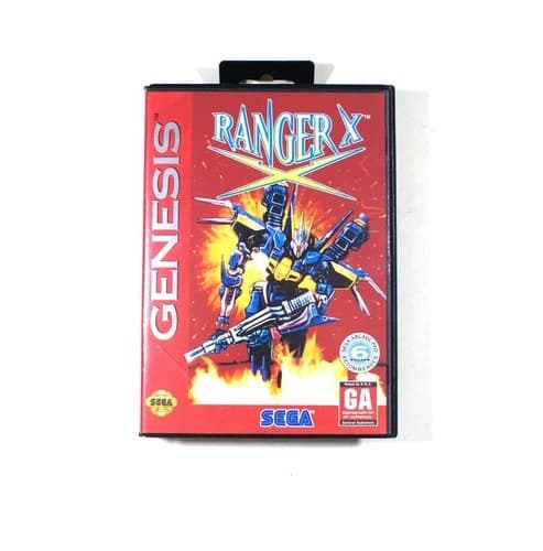 Ranger X Sega Genesis CIB Great Condition!