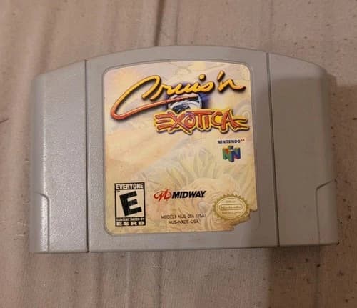 Cruis'n Exotica - Nintendo 64 N64 - Authentic Cartridge, Tested and Working!
