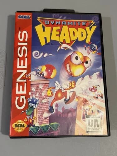 Sega Genesis Dynamite Headdy CIB Complete with Reg Card