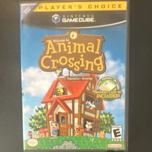Animal Crossing Nintendo GameCube - CIB Disc, Manual, Memory Card incl - Tested