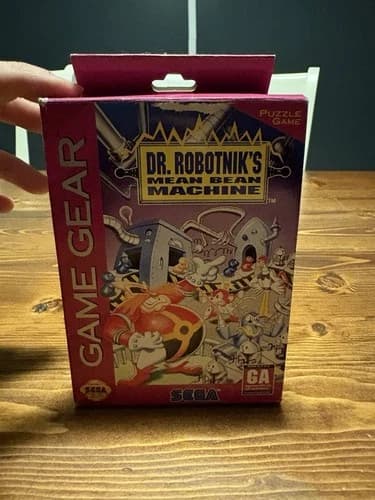 Dr. Robotnik’s Mean Bean Machine Game Gear Complete With Manual Great Condition
