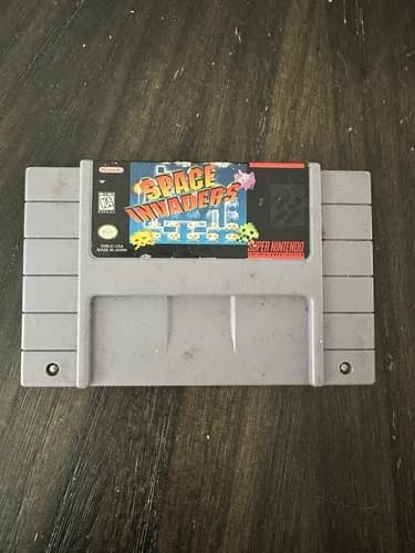 Super Nintendo SNES Game Only Space Invaders